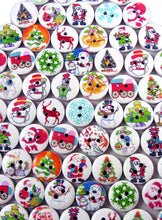 Load image into Gallery viewer, 50 x 15mm Mixed Christmas Buttons